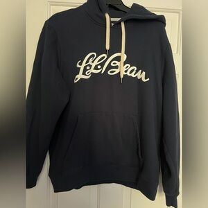 L.L. Bean Men's Dark Blue Hoodie